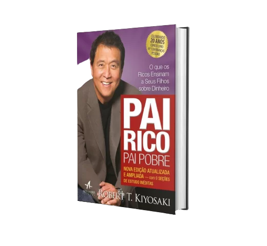 Capa do livro Pai Rico Pai Pobre